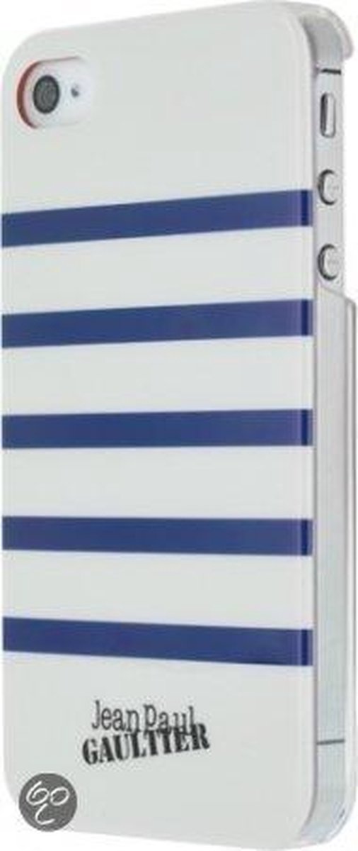 Jean Paul Gaultier Backcover Apple iPhone 4/4S White/Blue