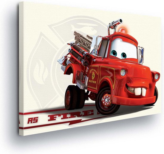 Disney Cars Canvas Print 100cm x 75cm