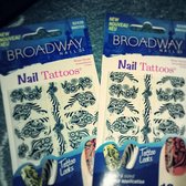 Kiss-Broadway nails  Waterdecals "Nail Tattoos" 16 st