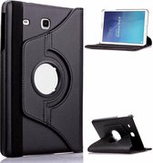 Ntech - Zwart Galaxy Tab E 9,6 inch Tablet Case hoesje met 360° draaistand cover hoes