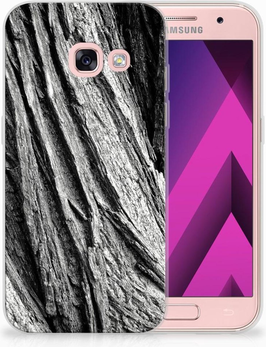Bumper Hoesje Samsung Galaxy A3 2017 Boomschors Grijs
