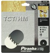 Piranha Cirkelzaagblad TCT/HM, 160 x 16mm 40 tanden X13105