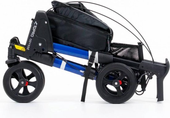 Topro Troja Odyssé Rollator - Dubbel Opvouwbaar Blauw