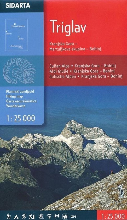 Wandelkaart Triglav 1:25.000 Slovenie - cover