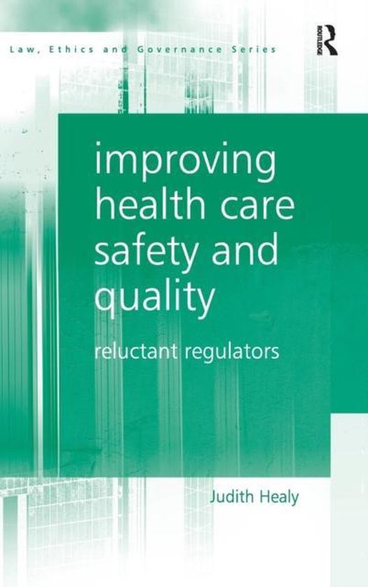 Improving Health Care Safety and Quality - cover