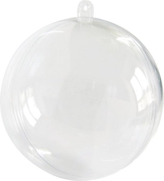Fotoelektrisch Vervolg zwaarlijvigheid Transparante bal 5 cm, 2 delig 2969, 5 stuks | bol.com