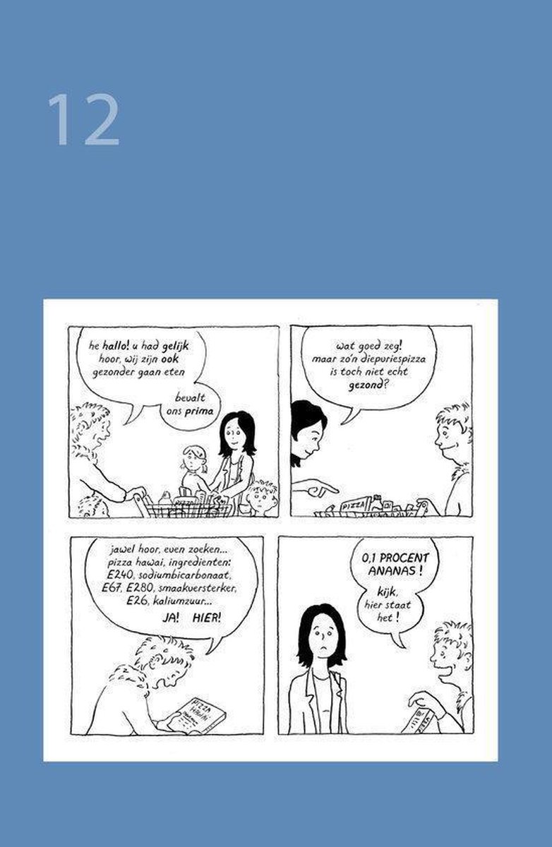 Natren gezonde drie eenheid ingredienten