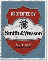 Smith & Wesson Wandbord - Metaal - 30 x 40cm