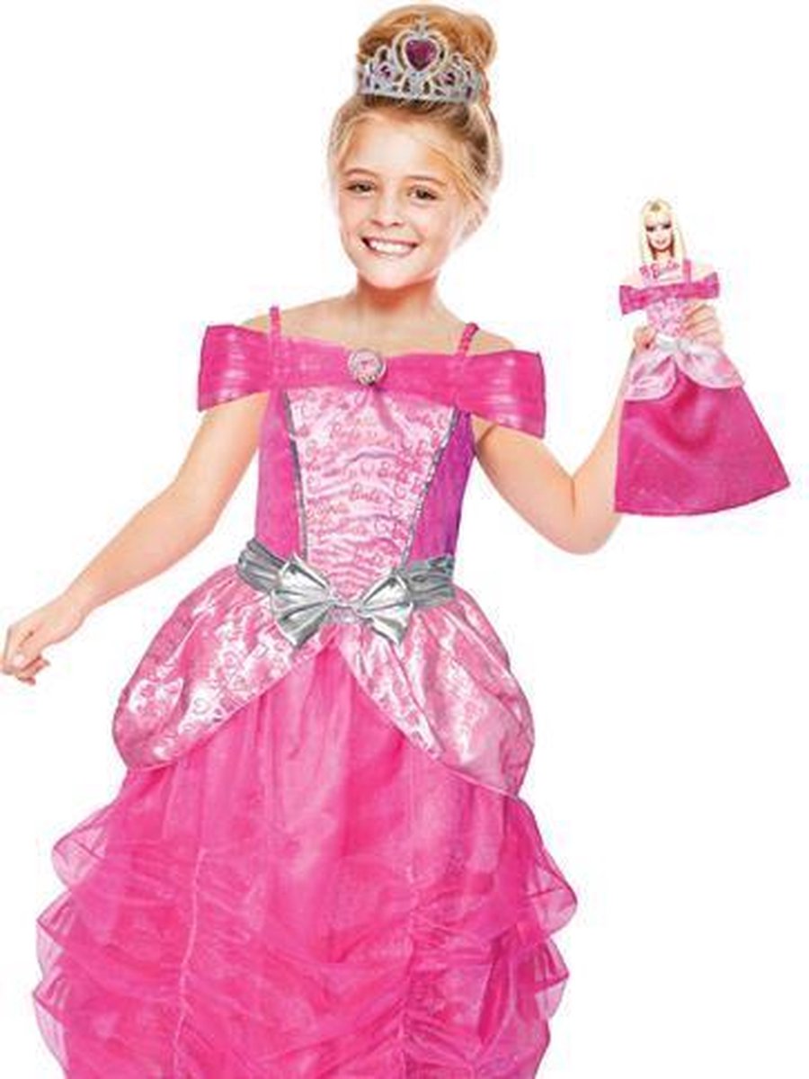 Barbie prinsessenjurk maat 98/110 - 3/5jaar- verkleedkostuum | bol.com