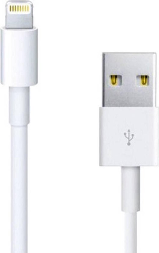 Witte Lightning naar USB-oplaadkabel van 1 meter.