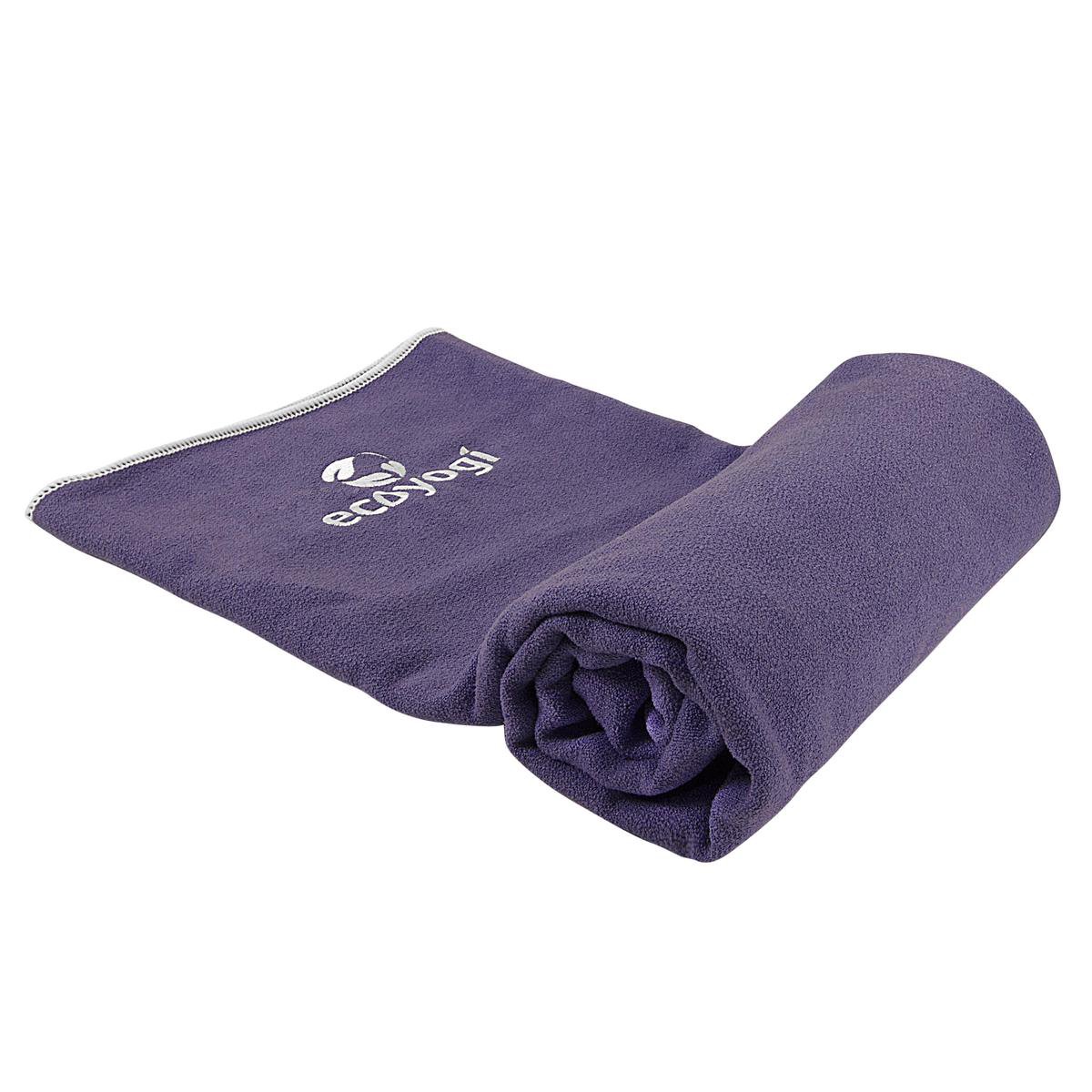 Ecoyogi Hot Yoga Handdoek - Paars (183 x 62 cm) - Materiaal: 20% nylon en 80% polyester