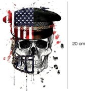 USA Skull Neptattoo