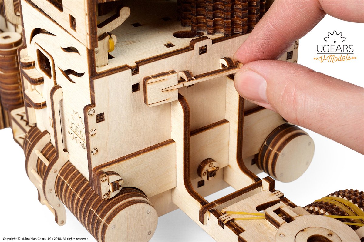 UGEARS Houten 3D Model - Heavy Boy Truck — afbeelding 4