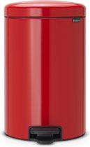 Brabantia NewIcon Prullenbak - 20 liter - Passion Red