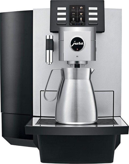 Jura X8 Professional Espressomachine, platina Jura X8 Professional Espressomachine, platina