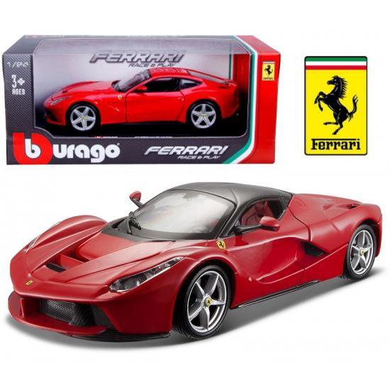 Oom of meneer Hertellen gewoontjes Modelauto Ferrari Laferrari rood 1:24 - auto schaalmodel / miniatuur auto's  | bol.com