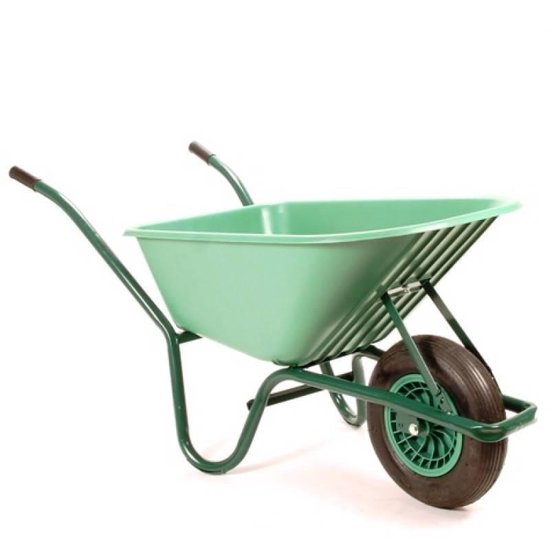 Benson Kruiwagen - 85L - Gelast Onderstel - Kunststof Bak - Voor Tuin en Bouw van Benson — afbeelding 4