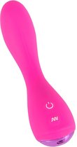 Sweet Smile – Vibrator voor G-spot Stimulatie met Dik Gebogen Punt voor Onwerkelijke Ontspanning – Roze