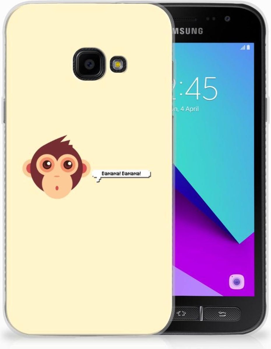 TPU Hoesje voor Samsung Galaxy Xcover 4 | Xcover 4s Telefoonhoesje met Naam Monkey