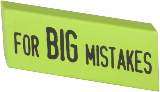 XXL Big Mistake gum 14 x 4,5 cm groen bol.com
