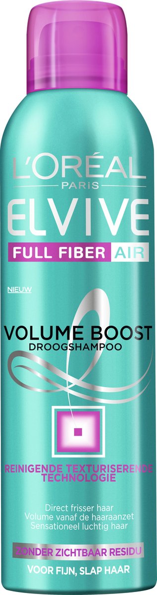 L'Oréal Paris Elvive Full Fiber Air Droogshampoo - 150 ml - Fijn Futloos  Haar | bol.com