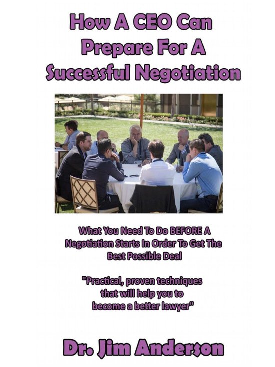 How A CEO Can Prepare For A Successful Negotiation: What You ... - cover