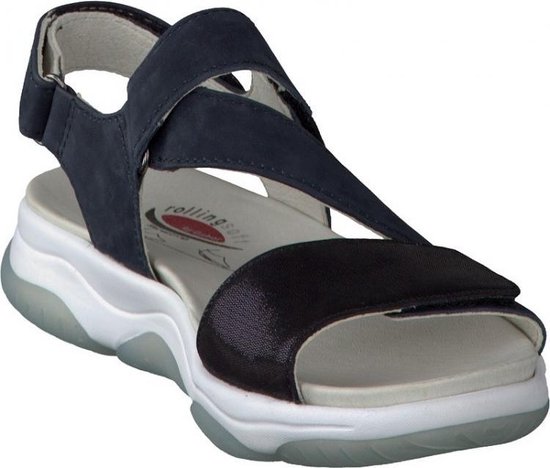 Gabor rollingsoft 86.928.46 nubuck sandaal voor dames blauw | bol.com