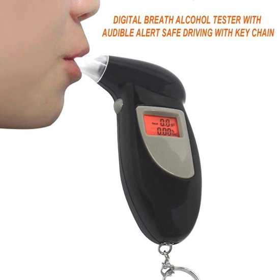 bar druiven accent Saizi Digitale Alcohol tester - Blaastest -sleutelhanger - draagbaar - Blaas  test - ... | bol.com