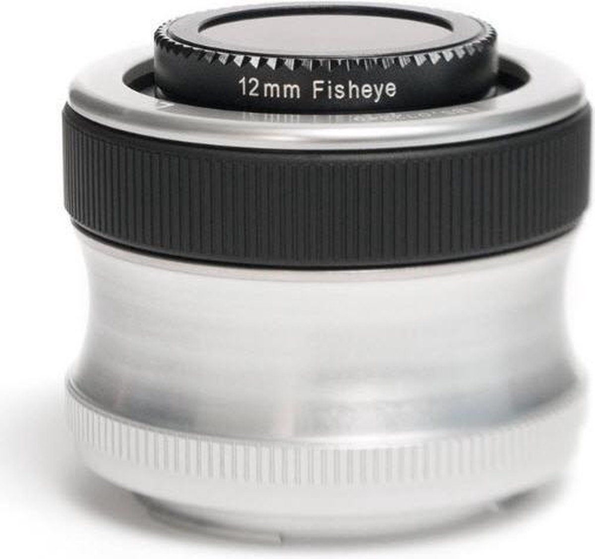 Lensbaby Scout lens + Fisheye Optik - geschikt voor Olympus 4/3 spiegelreflexcamera's