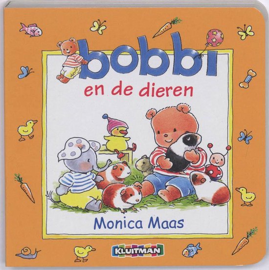 Cover van het boek 'Bobbi en de dieren kartonboek' van Monica Maas