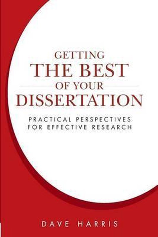 Getting the Best of Your Dissertation - cover