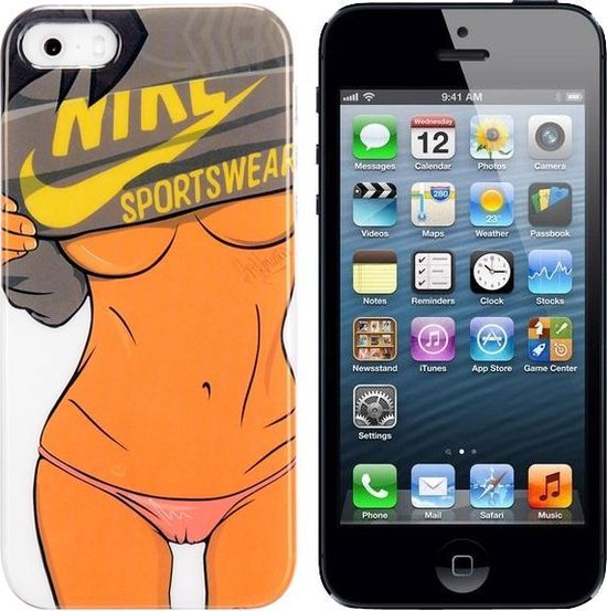 Preventie verlangen meditatie Casify - Nike Sexy Girl TPU Back Cover Hoesje - iPhone 5 / 5s | bol.com