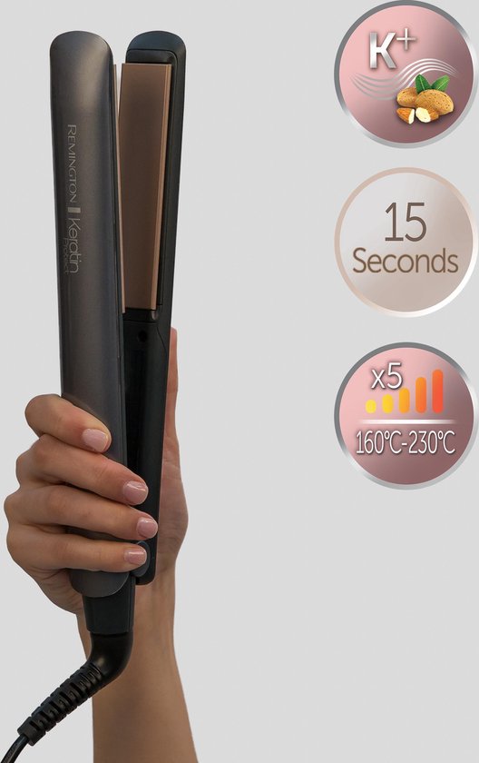 Remington S8598 Keratin Protect Intelligent Stijltang - Keratine & Amandelolie