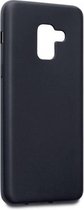 Xssive - TPU Hoesje voor Samsung Galaxy A8 2018 Plus A730 - Back Cover - Zwart