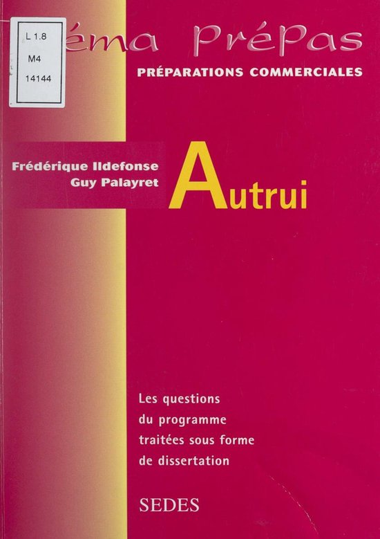 Autrui - cover