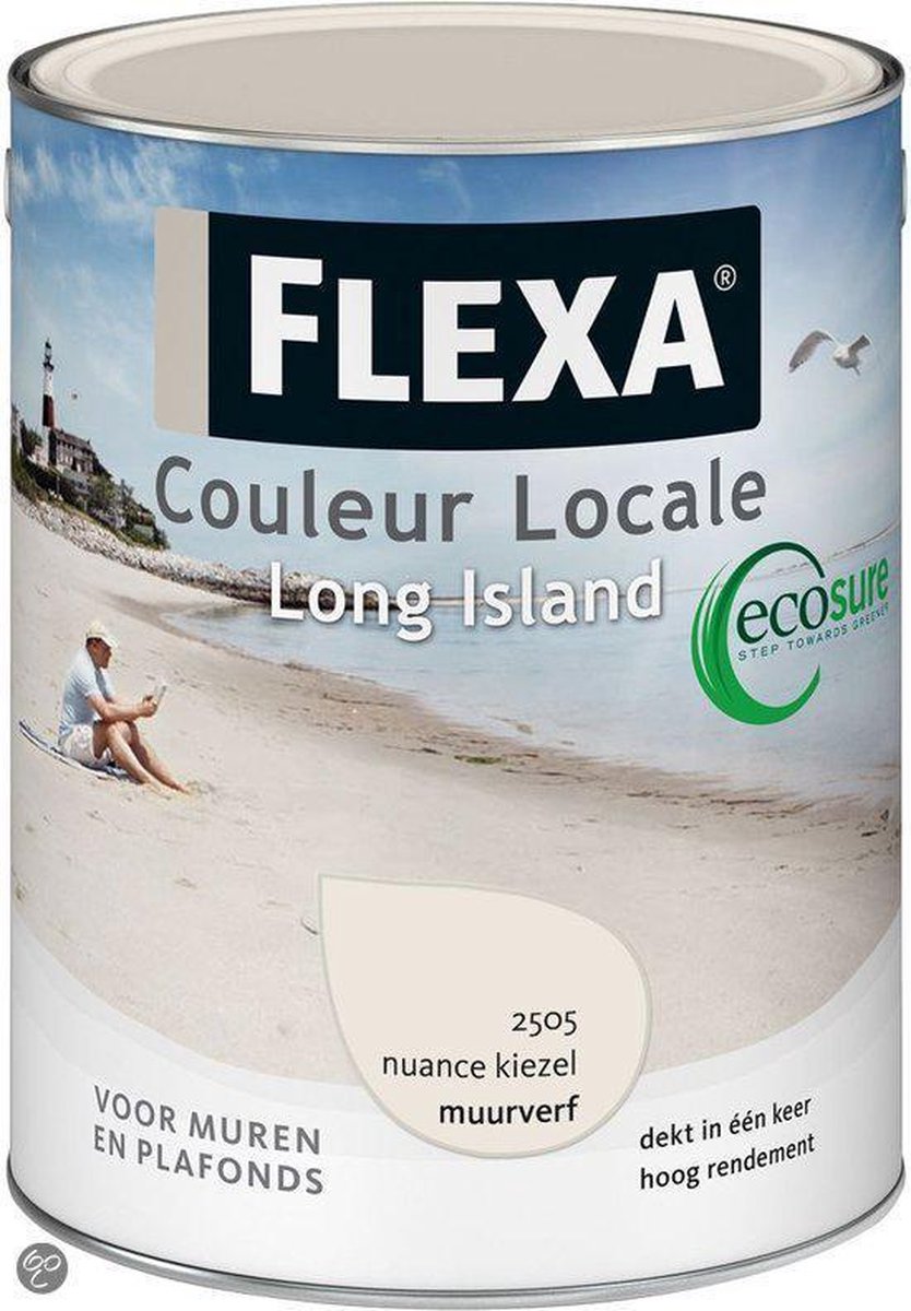 Flexa Couleur Locale Muurverf Ecosure Kenia 5 L 2045 Wit