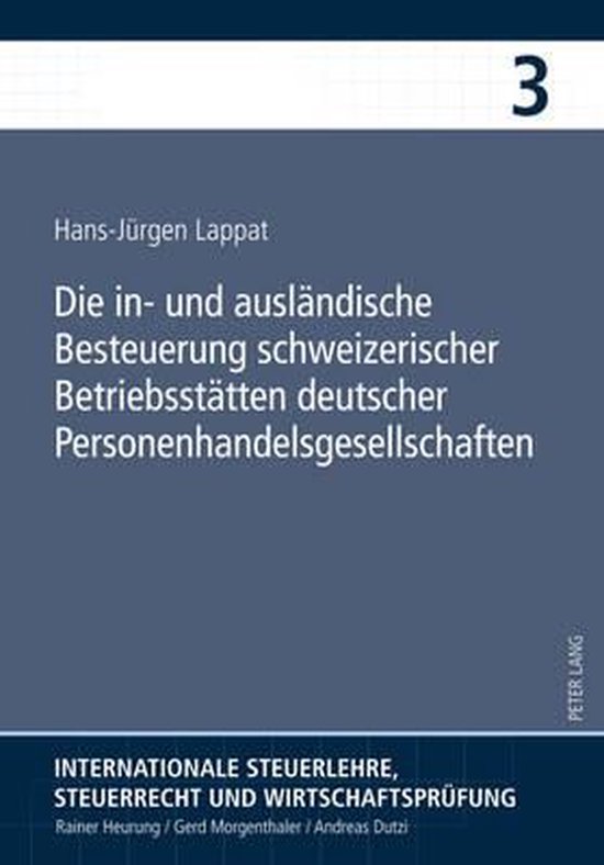 Die in- und ausländische Besteuerung schweizerischer Betrie ... - cover