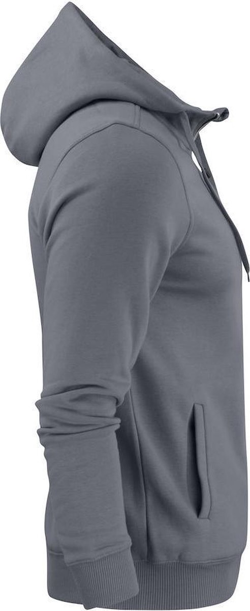 Printer Hooded Sweat Vest Overhead Man 2262051 Staalgrijs
