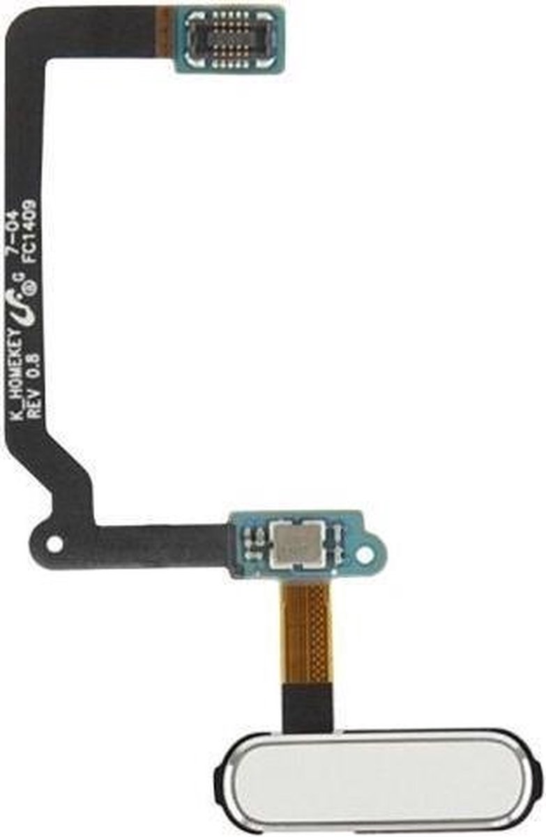 Home button geschikt voor Samsung Galaxy S5 i9600 compleet reparatie onderdeel thuis knop WIT