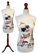 Paris toujours paspop met donker bruine sparkling driepoot 44/46