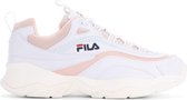 Fila Ray Low Sneakers Dames - White/Spanish Villa/Morning Mist  - Maat 39