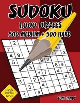 Sudoku: 1,000 Puzzles, 500 Medium and 500 Hard