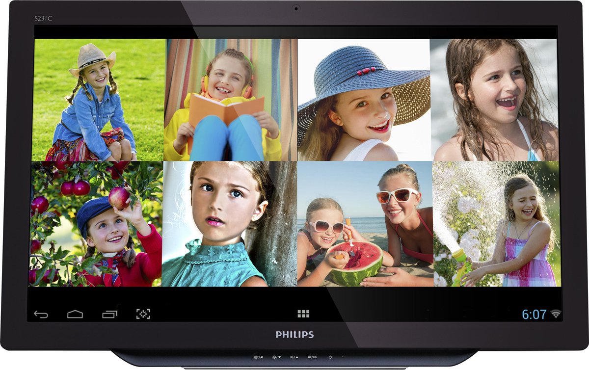 Philips S231C4AFD - All-in-One Touchscreen Monitor / Android | bol