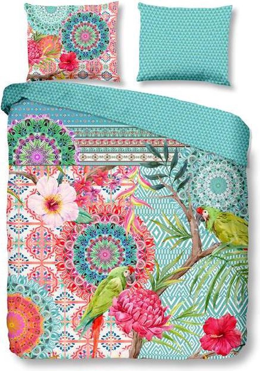 HIP Ashika - Dekbedovertrek - Tweepersoons - 200x200/220 cm + 2 kussenslopen 60x70 cm - Multi