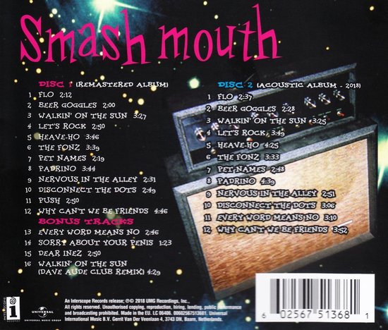 Fush Yu Mang Smash Mouth Cd Album Muziek Bol Com