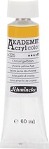 Schmincke AKADEMIE® Acryl color , chrome yellow hue (225), semi-transparant, 60 ml/ 1 fles