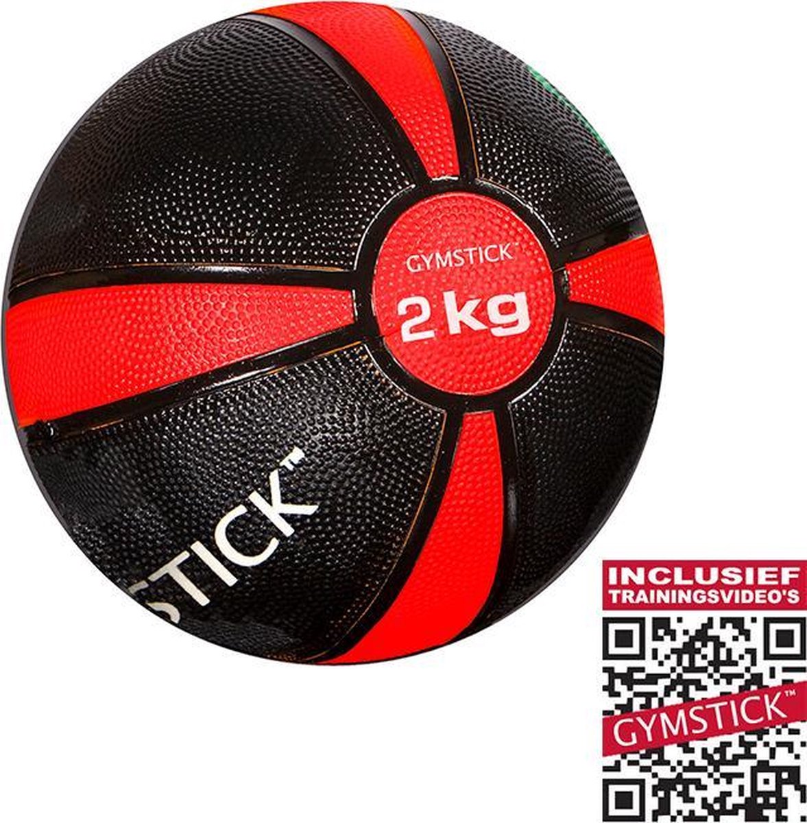 Gymstick Medicijnbal - Fitness Bal - Met trainingsvideo's - 2 kg