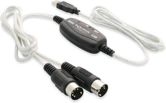 DigitalLife USB naar MIDI (5-pins MIDI DIN, 1-ingang/1-uitgang