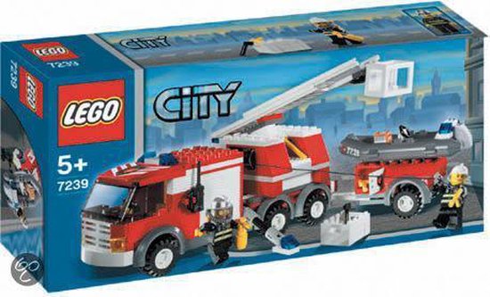 LEGO City Brandweerwagen - 7239 | bol.com