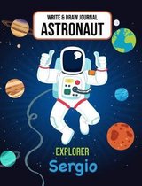 Write & Draw Astronaut Explorer Sergio